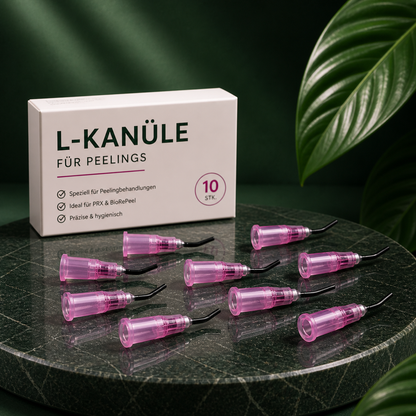 L-Kanüle für Peelings