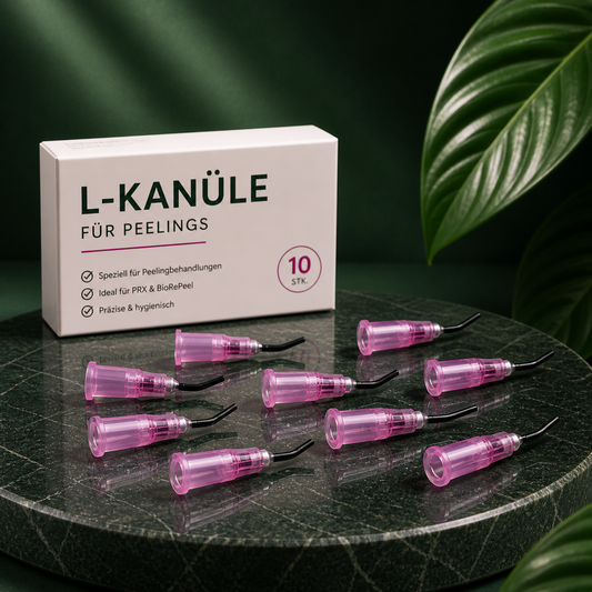 L-Kanüle für Peelings